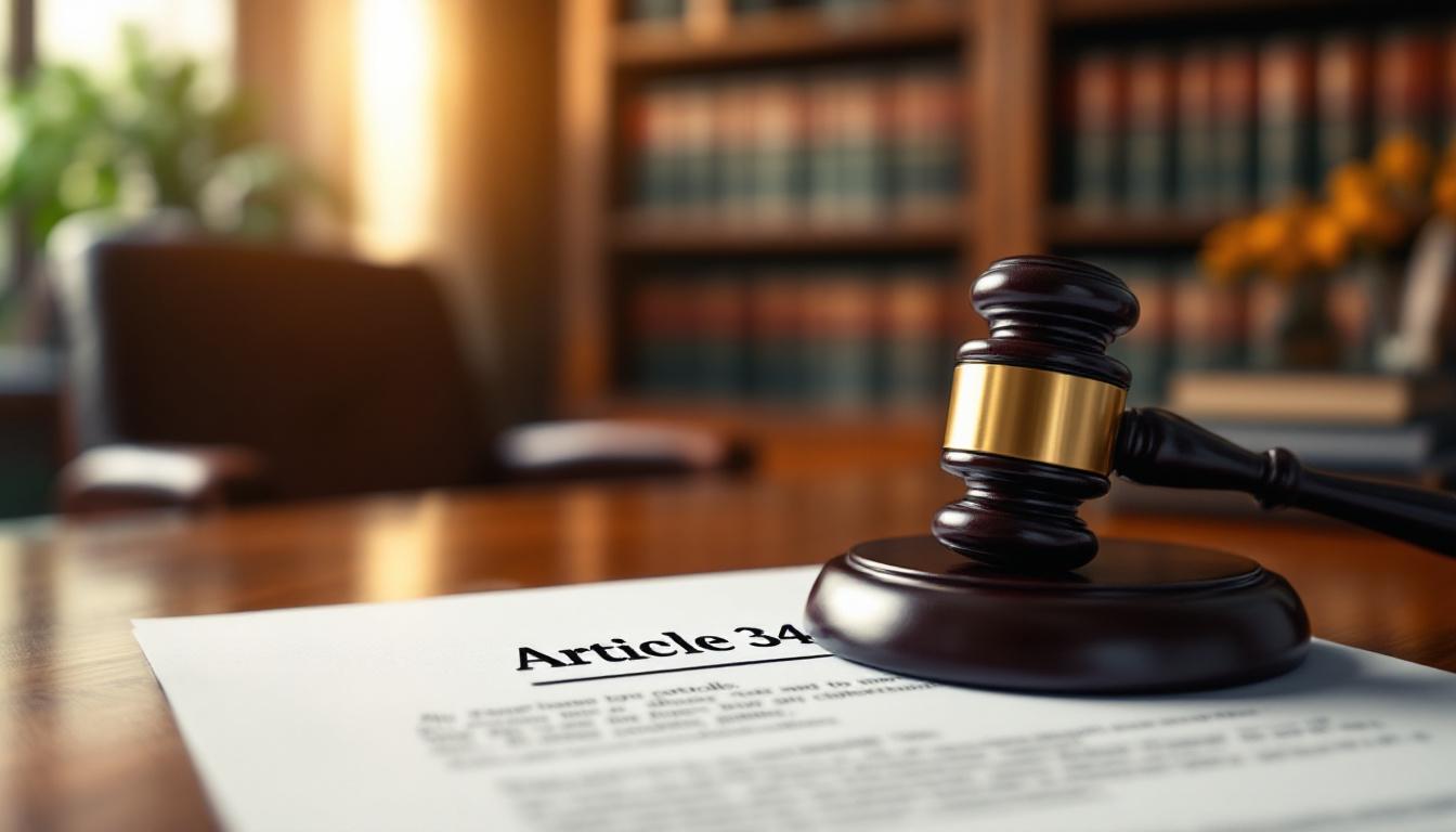 4 points clés pour maîtriser l'article 34 et ses enjeux constitutionnels